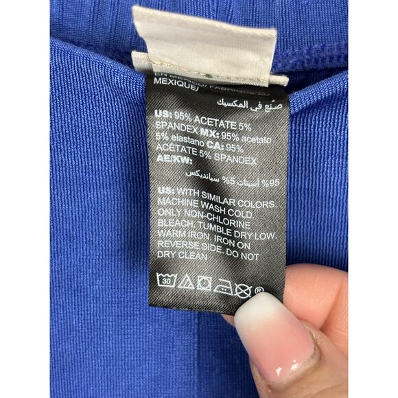 Chico's Travelers Womens Pull On Pants Sz 3‎ Sz XL Blue Comfort Stretch Travel - Picture 6 of 6